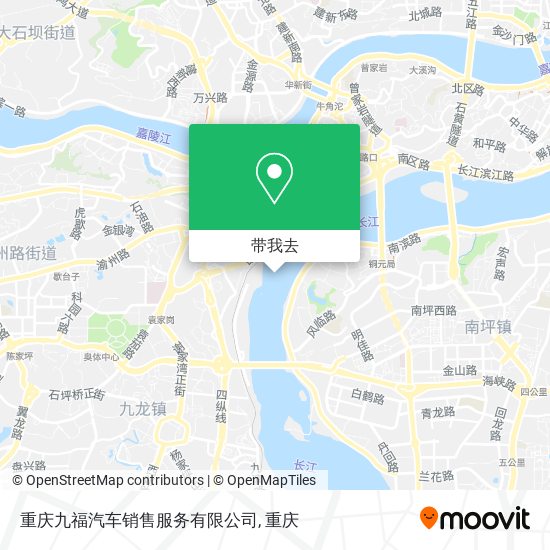 重庆九福汽车销售服务有限公司地图