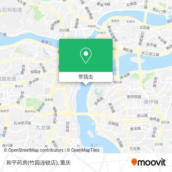 和平药房(竹园连锁店)地图