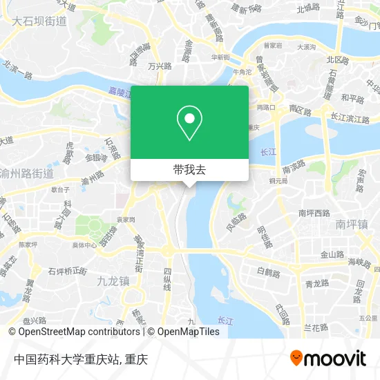 中国药科大学重庆站地图