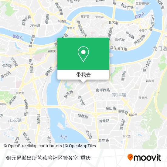 铜元局派出所芭蕉湾社区警务室地图