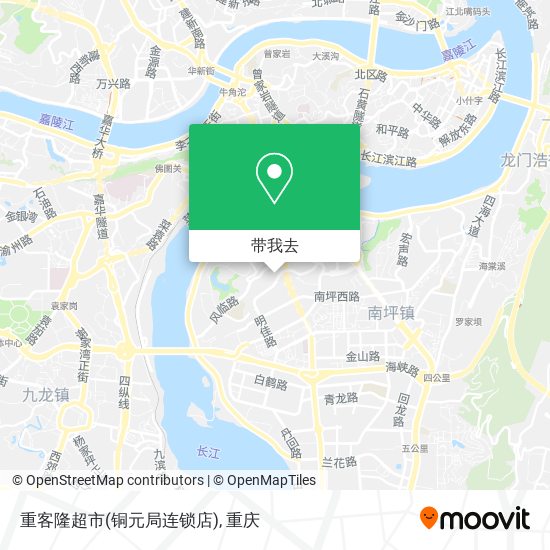 重客隆超市(铜元局连锁店)地图