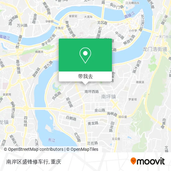 南岸区盛锋修车行地图