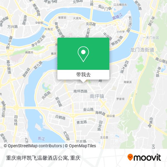 重庆南坪凯飞温馨酒店公寓地图