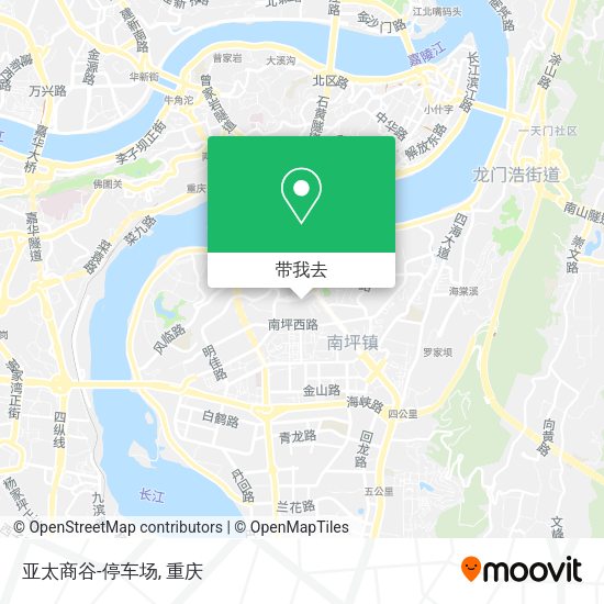 亚太商谷-停车场地图