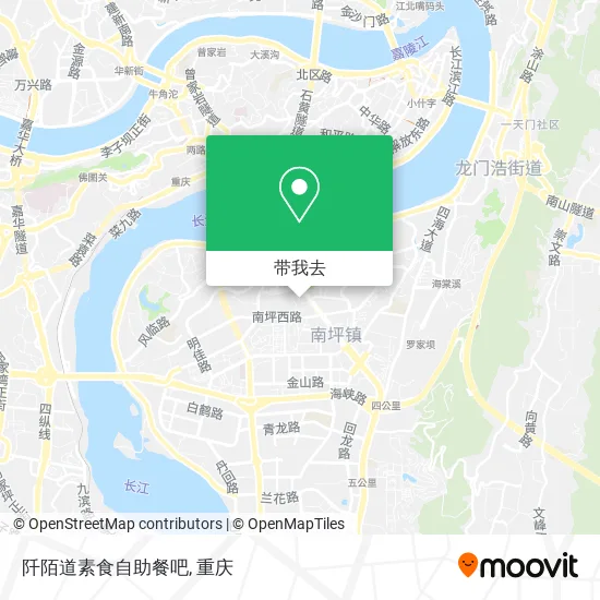 阡陌道素食自助餐吧地图