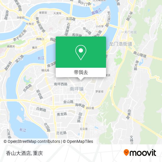 香山大酒店地图