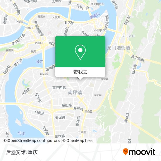 后堡宾馆地图