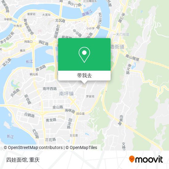 四娃面馆地图