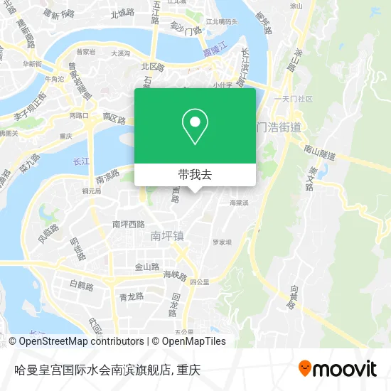 哈曼皇宫国际水会南滨旗舰店地图