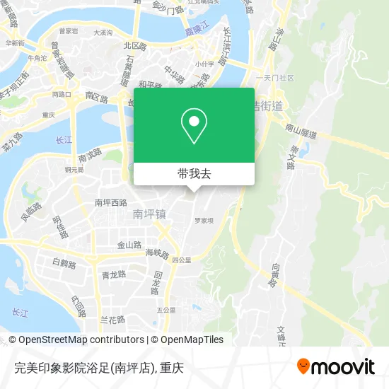 完美印象影院浴足(南坪店)地图