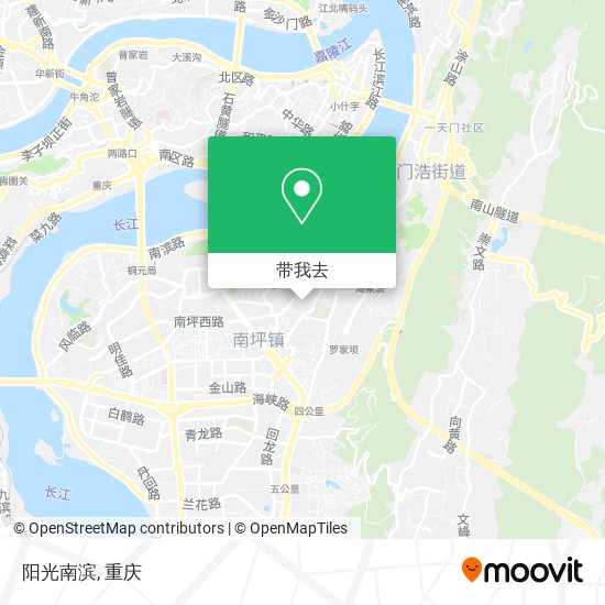 阳光南滨地图