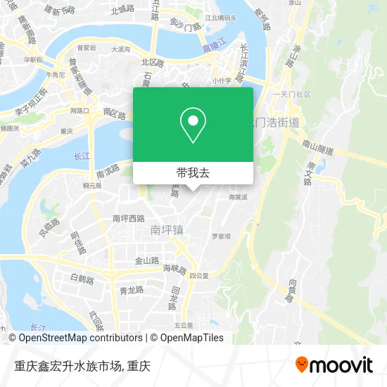 重庆鑫宏升水族市场地图