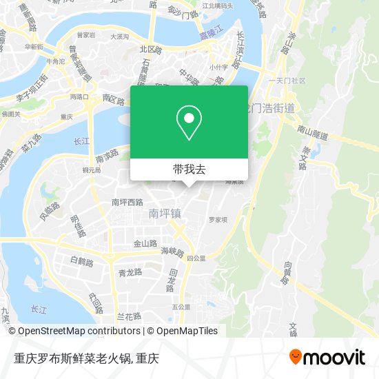 重庆罗布斯鲜菜老火锅地图