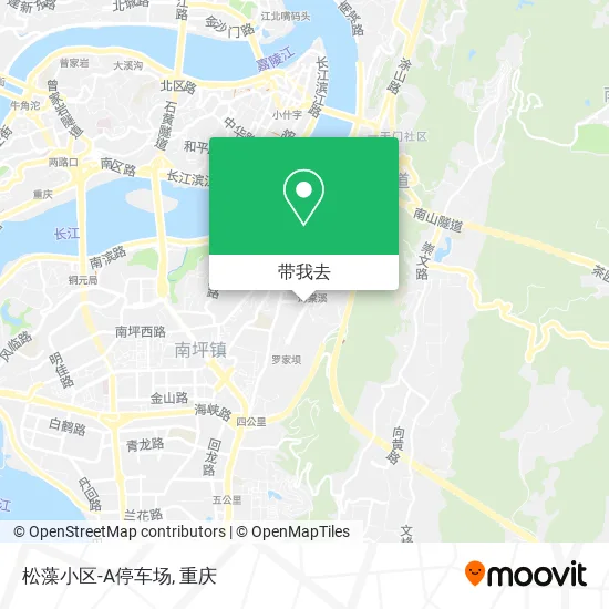 松藻小区-A停车场地图