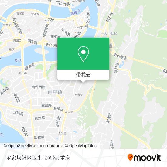 罗家坝社区卫生服务站地图