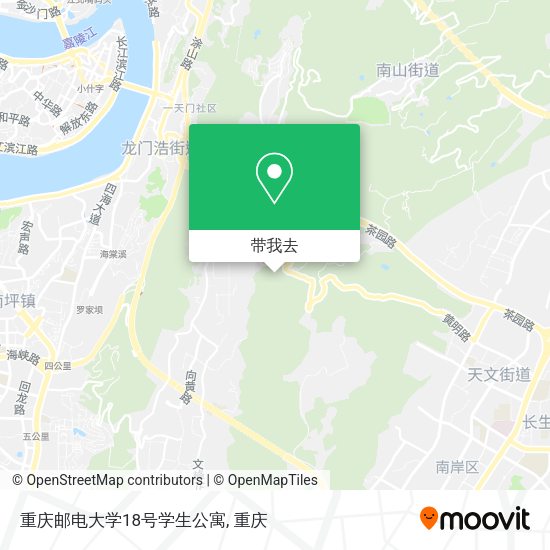 重庆邮电大学18号学生公寓地图