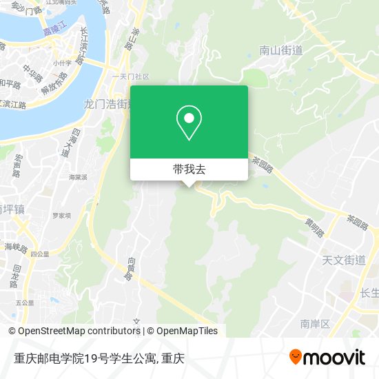 重庆邮电学院19号学生公寓地图