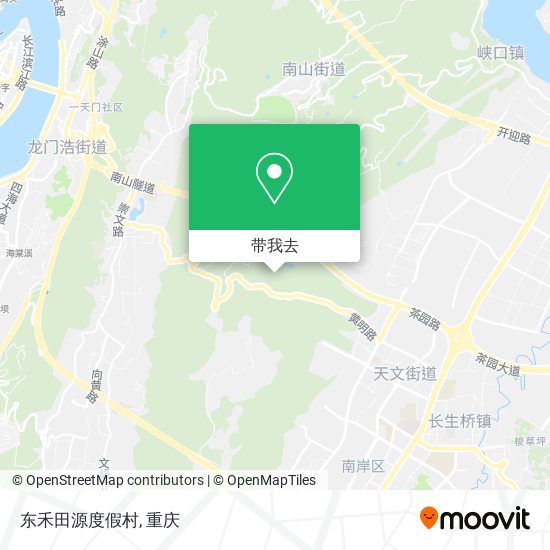 东禾田源度假村地图