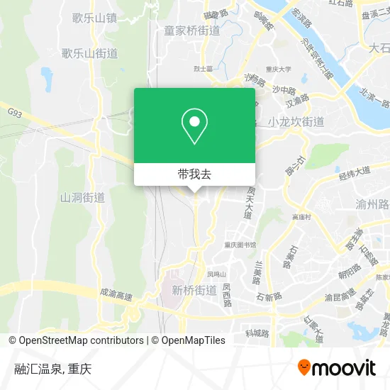 融汇温泉地图