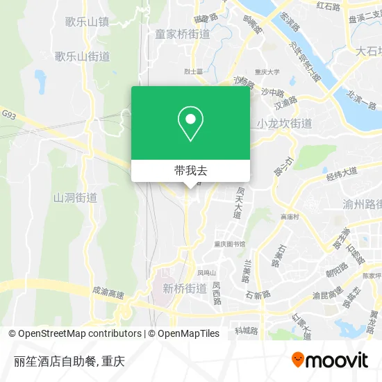 丽笙酒店自助餐地图