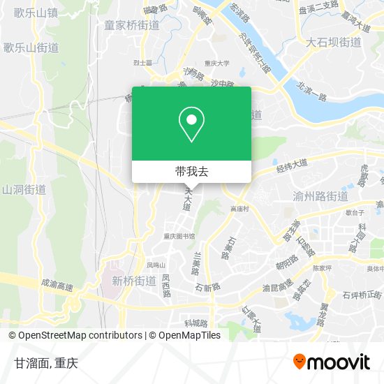 甘溜面地图
