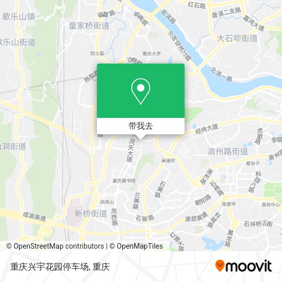 重庆兴宇花园停车场地图