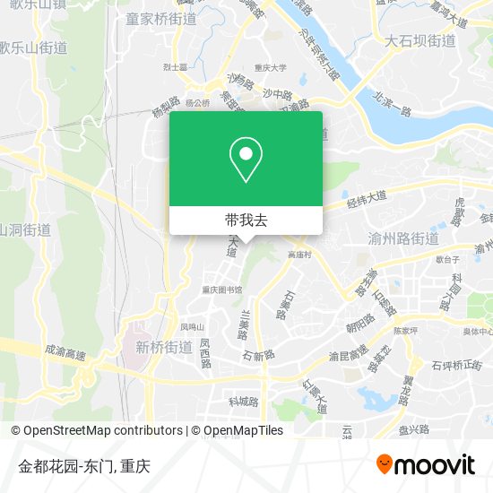 金都花园-东门地图