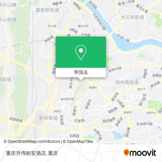 重庆升伟桓安酒店地图