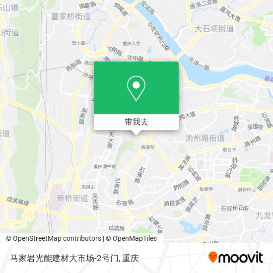 马家岩光能建材大市场-2号门地图