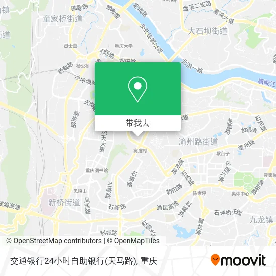 交通银行24小时自助银行(天马路)地图