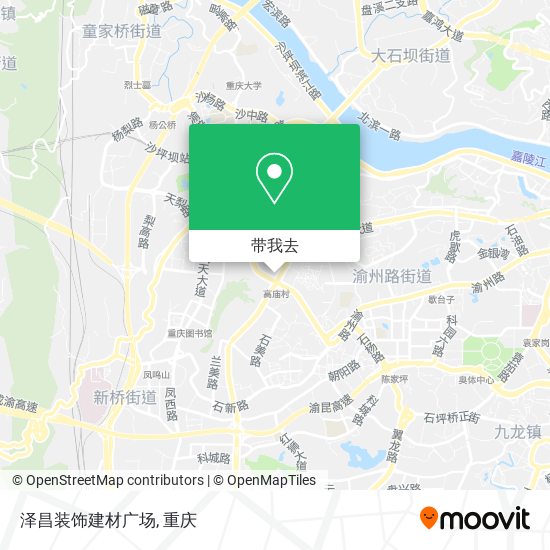 泽昌装饰建材广场地图
