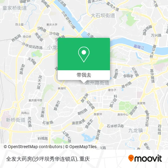 全发大药房(沙坪坝秀华连锁店)地图