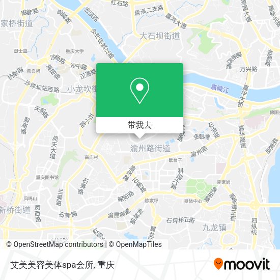 艾美美容美体spa会所地图