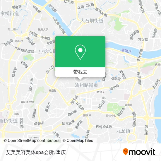 艾美美容美体spa会所地图