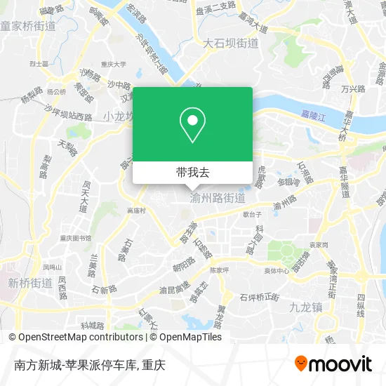 南方新城-苹果派停车库地图