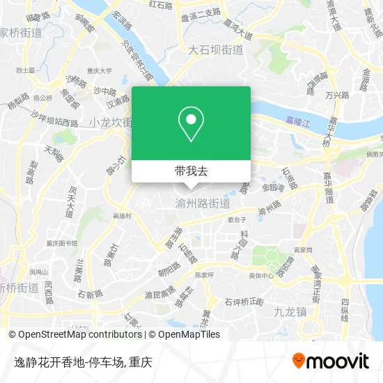 逸静花开香地-停车场地图