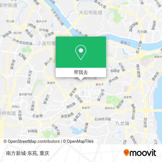 南方新城·东苑地图