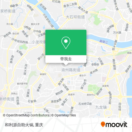 和利源自助火锅地图