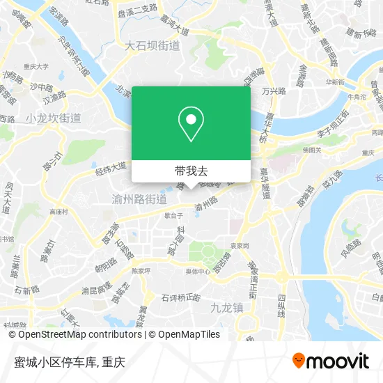 蜜城小区停车库地图