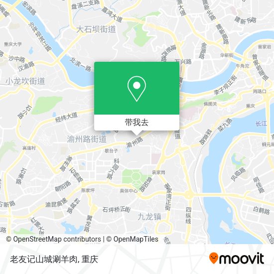 老友记山城涮羊肉地图