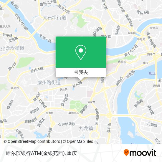 哈尔滨银行ATM(金银苑西)地图