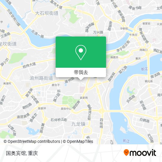 国奥宾馆地图