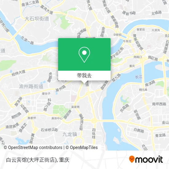 白云宾馆(大坪正街店)地图
