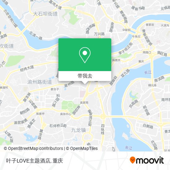 叶子LOVE主题酒店地图