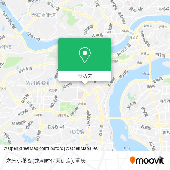 塞米弗莱岛(龙湖时代天街店)地图