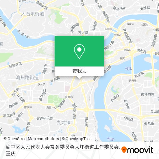 渝中区人民代表大会常务委员会大坪街道工作委员会地图