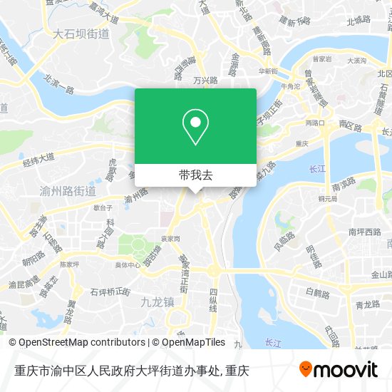 重庆市渝中区人民政府大坪街道办事处地图
