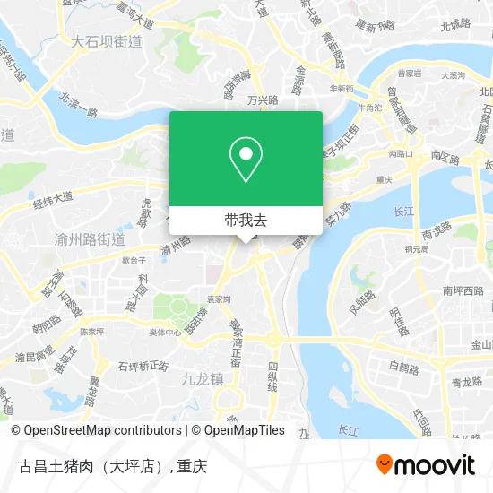 古昌土猪肉（大坪店）地图