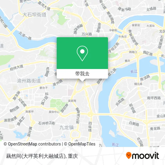 藕然间(大坪英利大融城店)地图