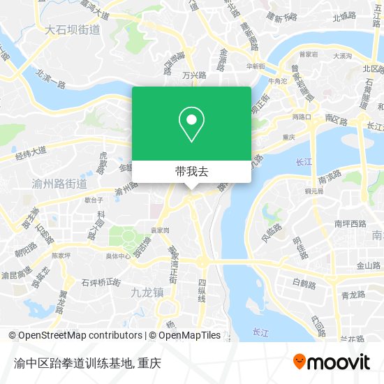 渝中区跆拳道训练基地地图